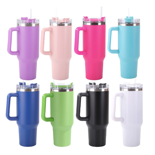 Branded Insulated Tumbler with Handle