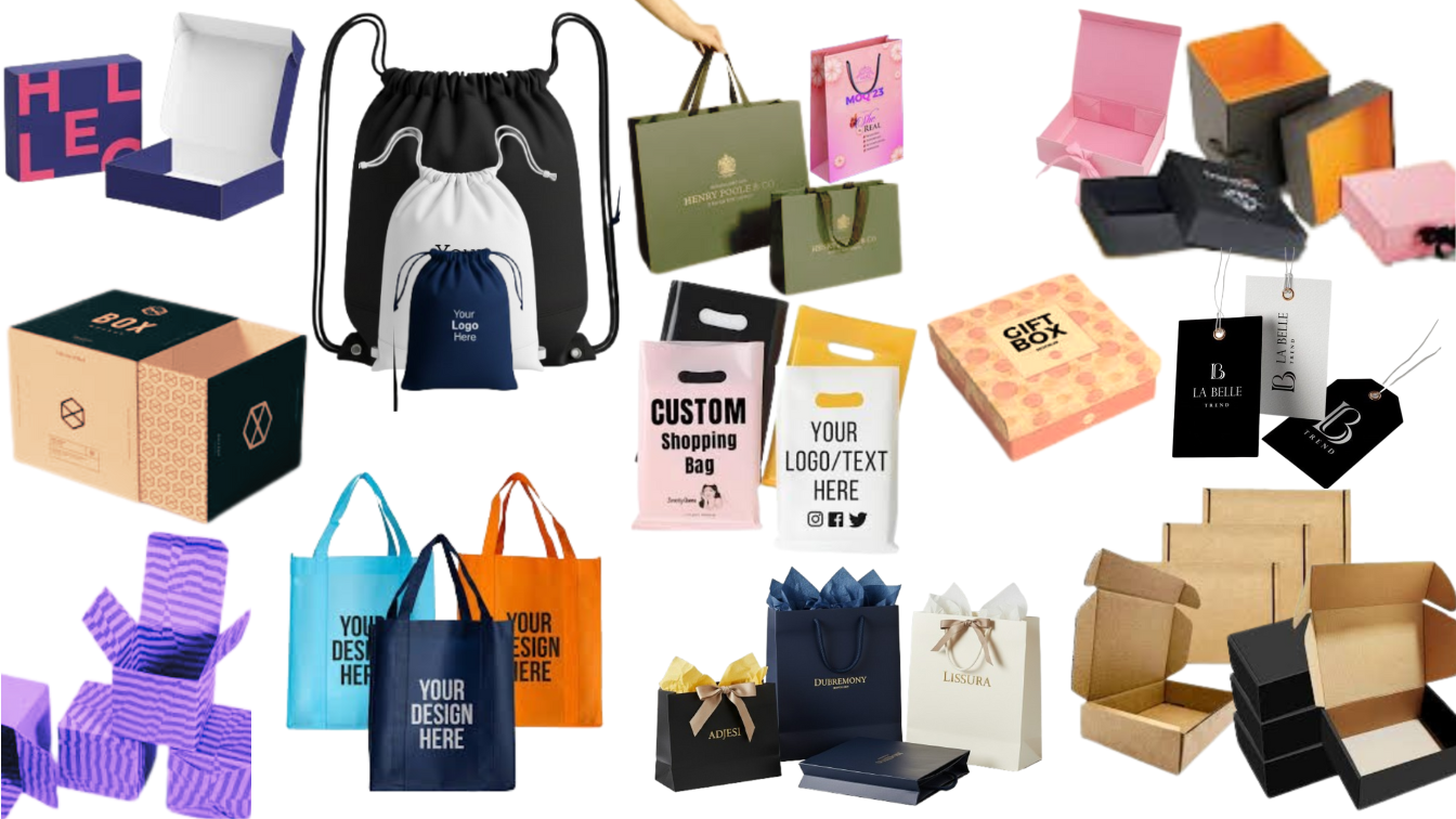 Branded packaging logo