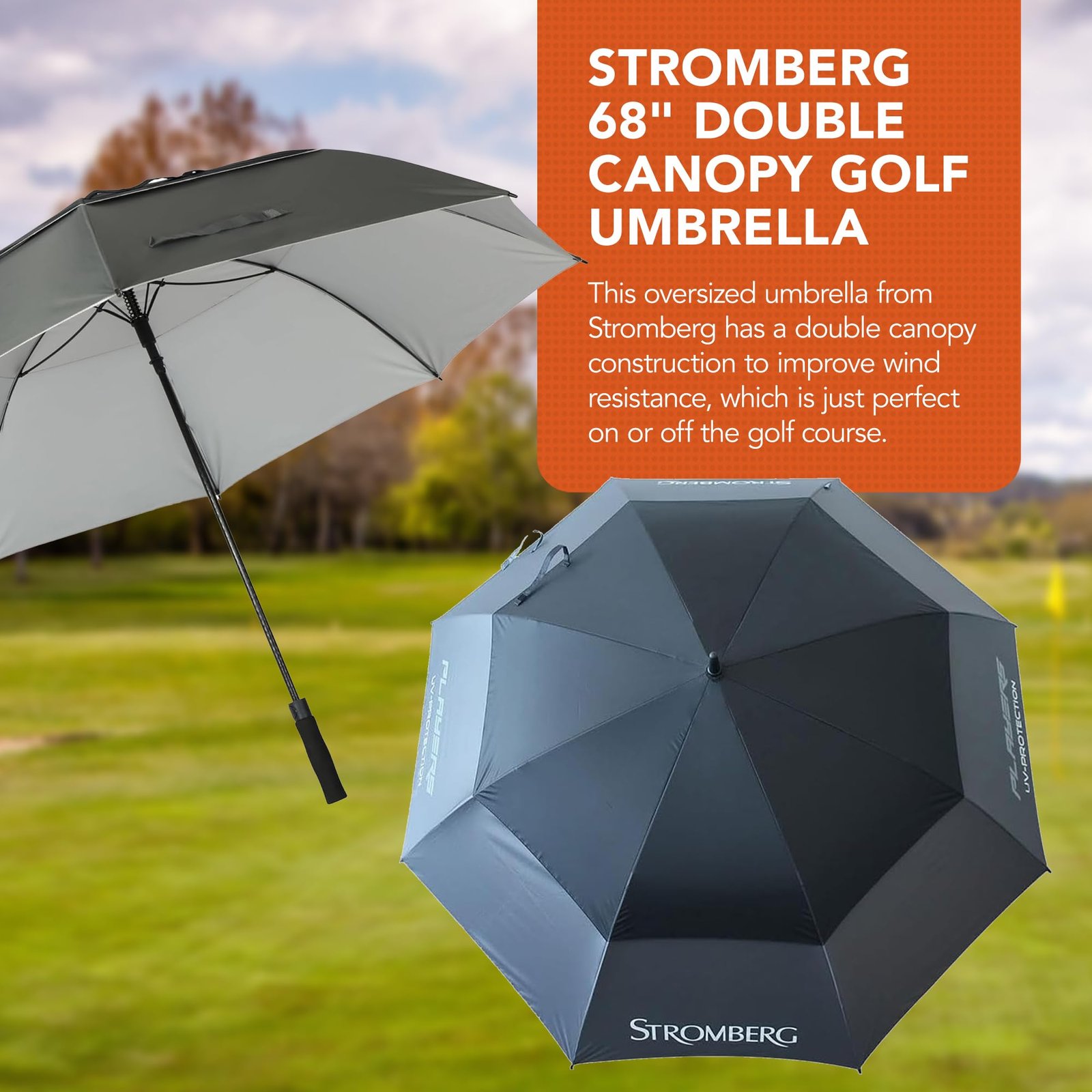 Branded Golf Umbrella (Vented) - Image 3