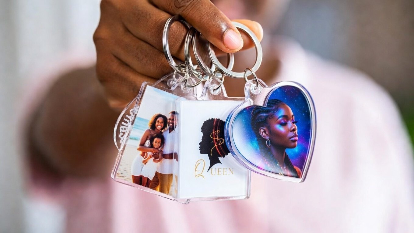 Acrylic Keyholder (Photo Insert Keychain)