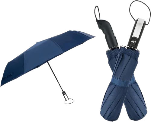 Printed 3-Fold Compact Umbrella - Image 2