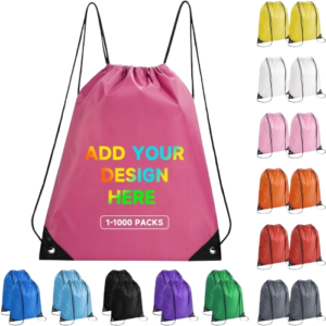 Custom Printed Drawstring Backpack