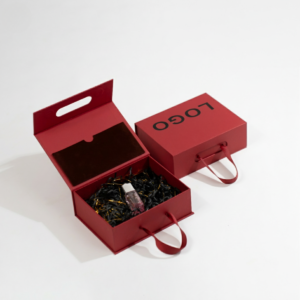 Custom Rigid Handle Gift Box Bag