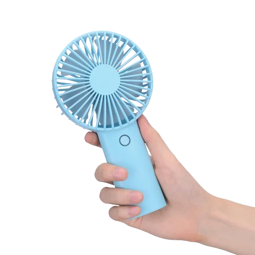 Branded mini rechargeable hand fan