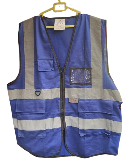 Multi-Pocket Printed Reflective Jacket Vest - Image 2